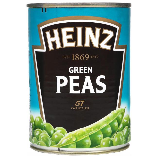 Горошок Heinz зелений з/б 400г