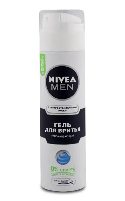 Гель NIVEA Men для гоління для чутл. шкіри 200мл