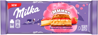 Шоколад Milka MMMAX Strawberry Cheesecake молочний 300г