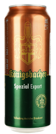 Пиво Konigsbacher Spezial Export світле з/б 0,5л 