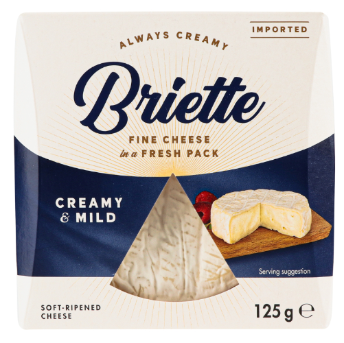 Сир Kaserei Creamy&Mild Briette м’який 60% 125г