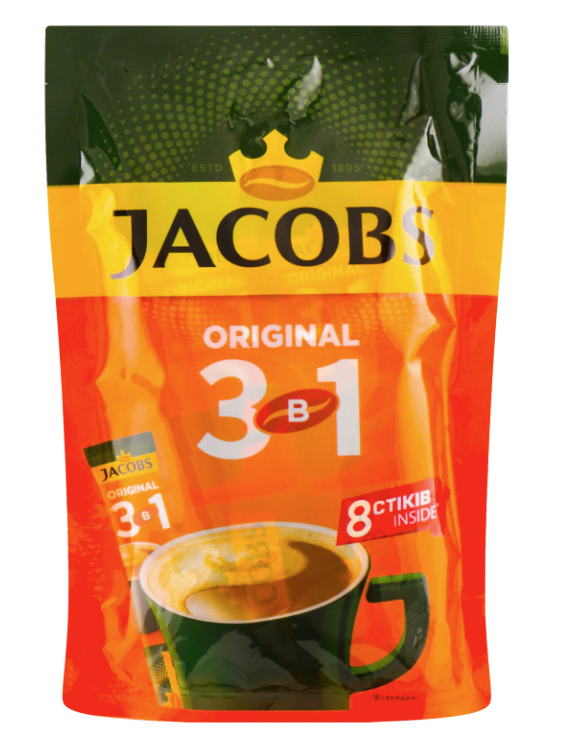 Кава Jacobs 3в1 Original 8х12г