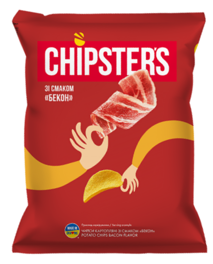 Чипси Chipster’s Бекон 70г