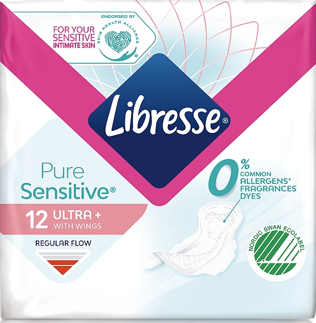 Прокладки Libresse Pure Sensitive Ultra + 12шт