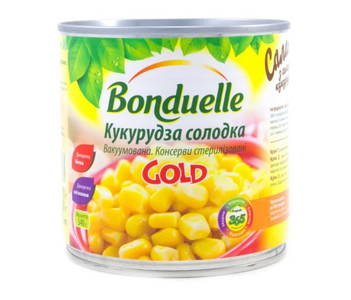Кукурудза Bonduelle Gold солодка з/б 340г
