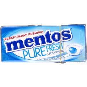 Гумка Mentos Pure Fresh М’ята 15,57г
