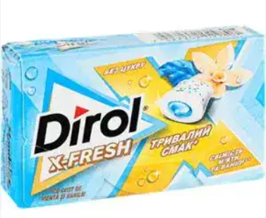 Гумка Dirol X-Fresh свіжість м’яти та ванілі 19,5г