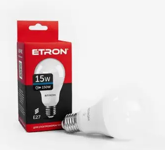 Лампа світлодіодна ETRON Light Power 1-ELP-092 A65 15W 6500K E27