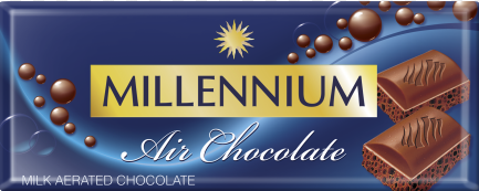 Шоколад Millennium пористий молочний 85г