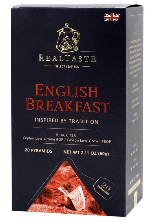 Чай RealTeste English Breakfast чорний 20х3г
