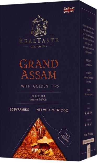 Чай RealTeste Grand Assam чорний 20х2,5г