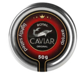 Ікра Royal Caviar De Luxe зерниста осетрова 50г