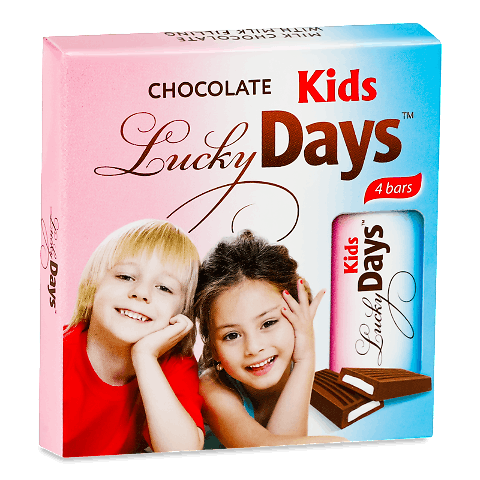 Шоколад Kids Lucky Days молочний 50г
