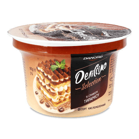 Десерт Danone Деліссімо Selection Тирамісу 5% 180г