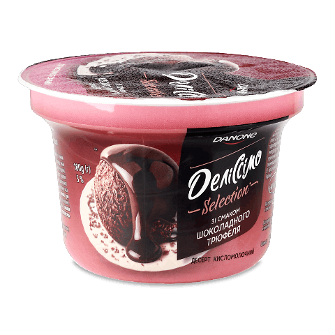 Десерт Danone Деліссімо Selection Шоколадний трюфель 5% 180г