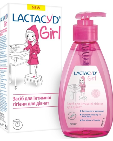 Засіб Lactacyd Girl для інтимної гігієни 200мл