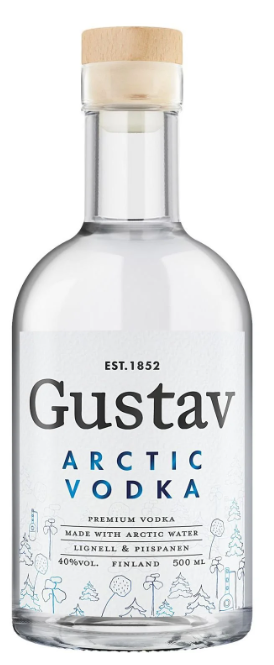 Фото 1 - Горілка Gustav Arctic 40% 0,5л