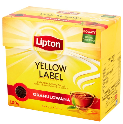 Фото 1 - Чай Lipton Yellow Label гранульований чорний 100г