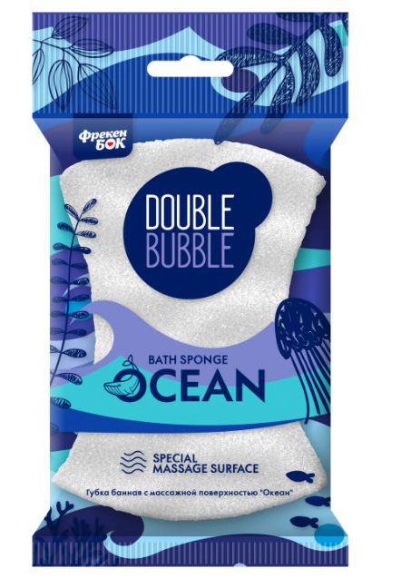 Губка Double Bubble Ocean лазнева шт