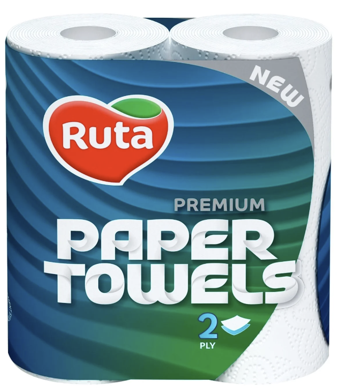 Рушники Ruta Premium паперові 2ш 2шт