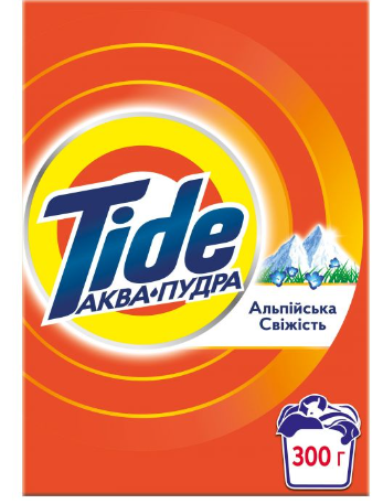Засіб Tide Аква-пудра Альпійська свіжість для ручного прання 300г