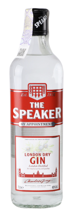 Джин The Speaker London Dry Gin 0,7л