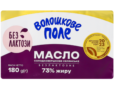 Масло Волошкове Поле селянське без лактози 73% 180г