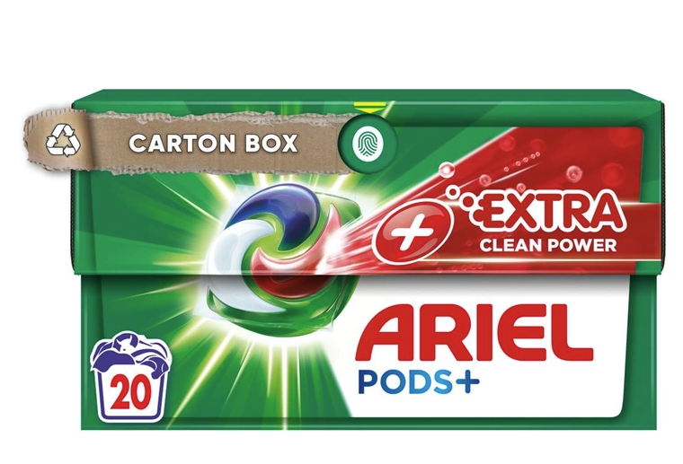 Засіб Ariel Pods + Extra Екстрасила очищення для прання капсули 20шт