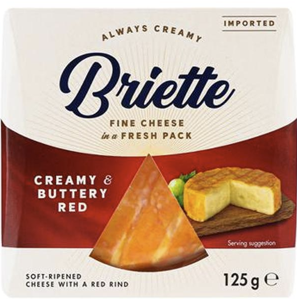 Сир Kaserei Briette Creamy & Buttery Red 125г
