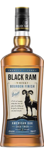 Віскі Black Ram Bourbon Finish Cask 0,7л